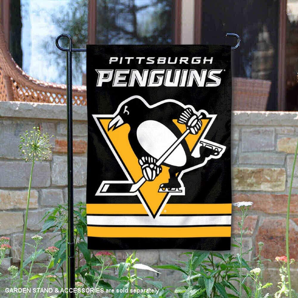 Pittsburgh Penguins Double Sided Garden Flag