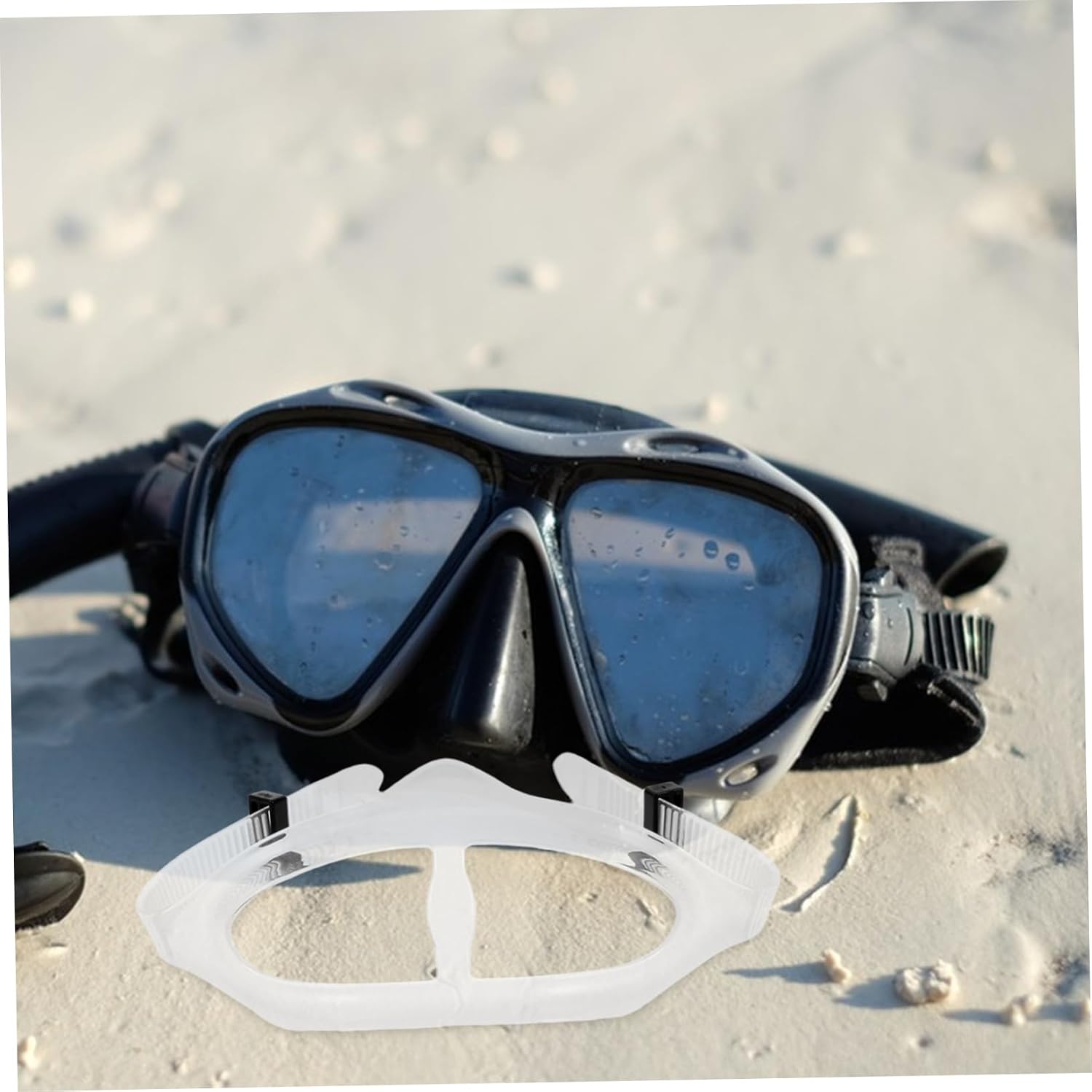 SUPVOX 2pcs Portable Scuba Diving Gear Straps Diving Accessory Silicone Swim Eyewear