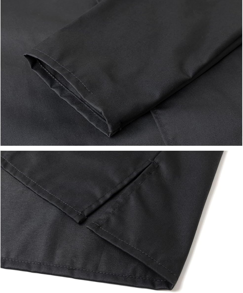 Lab Coat for Men Workshop Mechanic Long Coats Woodworking Shop Coat