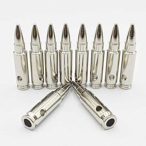 Rondas de práctica de seguridad de acero, municiones inertes para entrenador de acción, tapa de entrenamiento de disparo seco