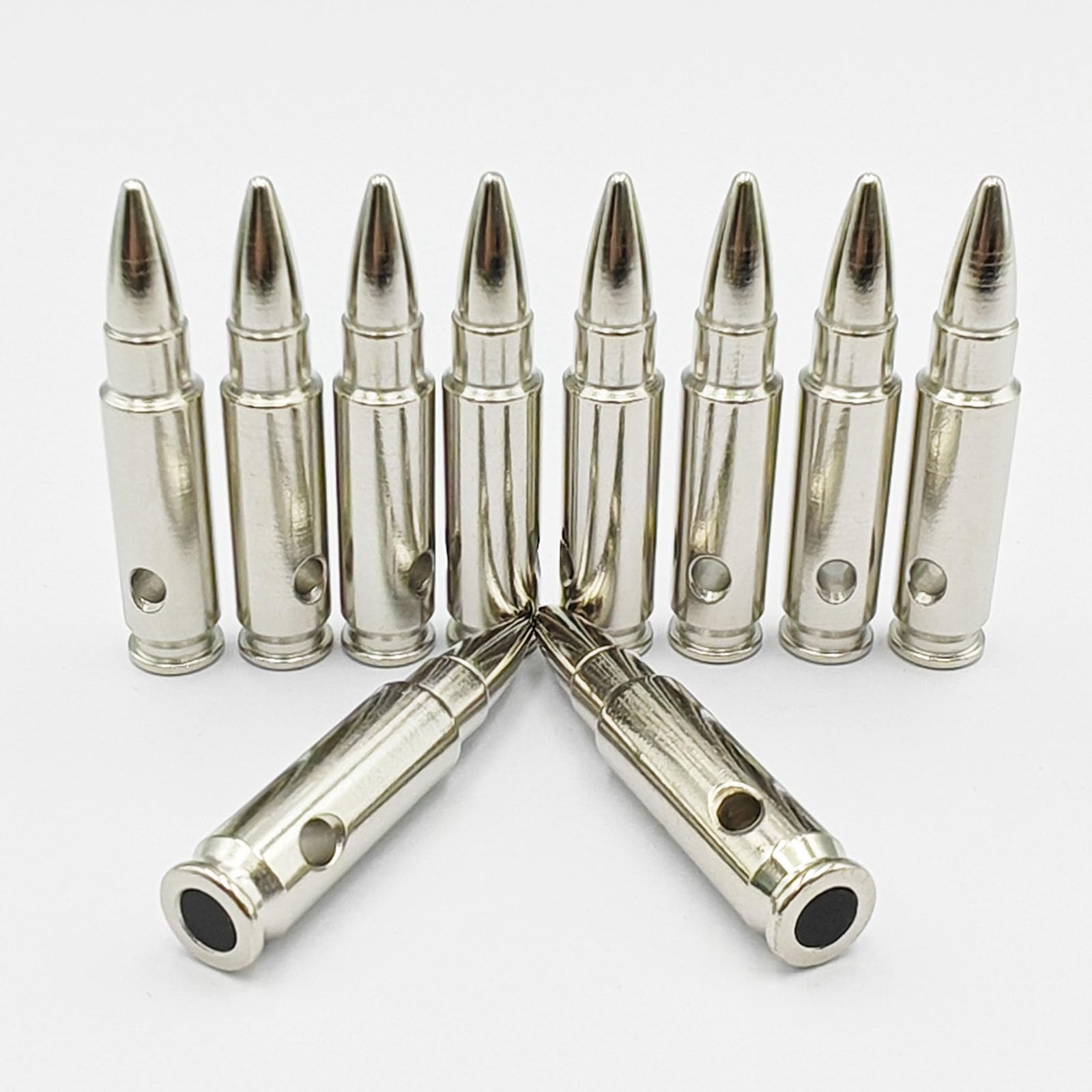 Bayattoo Steel Safety Practice Rounds Action Trainer Dummy Round Dry Fire Training Snap Cap