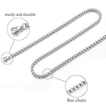 Collana Uomo DonDon - Catena In Acciaio Inox, Lucida, Diversi Spessori E Lunghezze - Foto 7