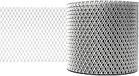 Vista 5 de Carligo Protector de canalón, cubiertas de canalón de filtro de hojas, rollo de pantalla de aluminio de 5 pulgadas x 42.5 pies para filtro