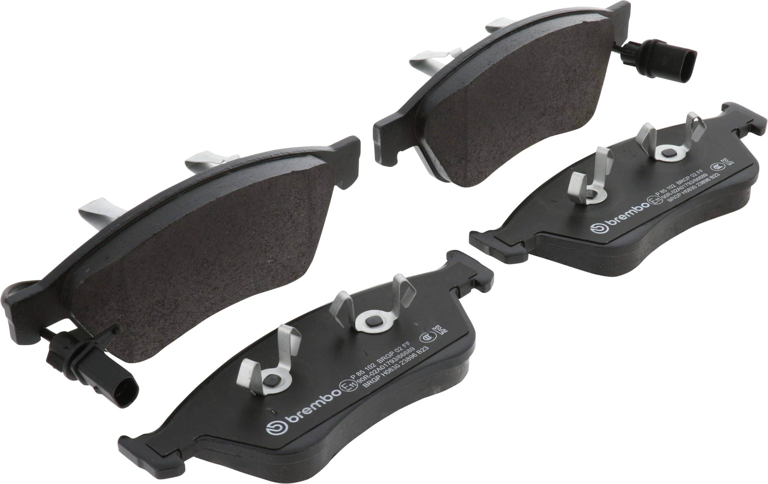 Brembo P 85 102 komplet klocków hamulcowych, hamulec tarczowy – (4-częściowy)