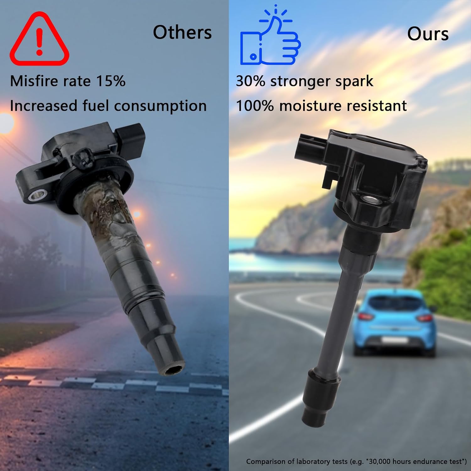 UF781 OEM Ignition Coil - Compatible with Honda Accord CR-V Civic Insight RDX 2017-2021 - 1.5L 2.0L - Replaces # UF-781 49183 GN10886