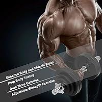 Vista 5 de 2 mancuernas ajustables Starring