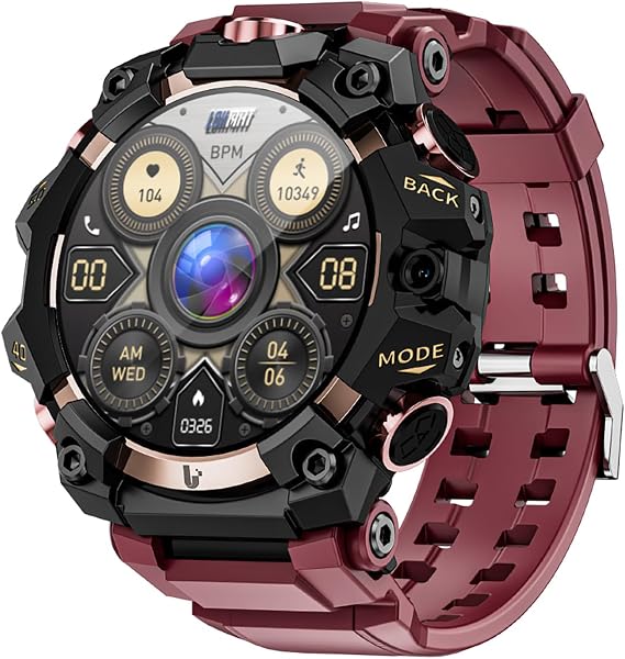 LOKMAT APPLLP 2 PRO 4G Smartwatch Touch Screen for Health Monitoring and Fitness Tracking, Independent Phone Call for Outdoor Activities, ABS+PC/Aluminum/TUP Material (2+16)