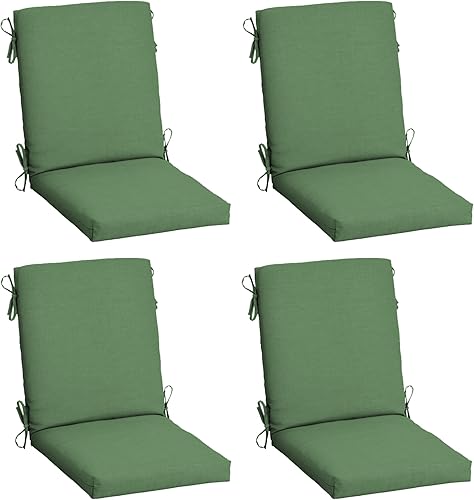Miniatura 65 de Arden Selections- Cojín para sillas de comedor de exteriores earthFIBER, repelente al agua y resistente a la decoloración, 1 pieza, 20x20 pulgadas
