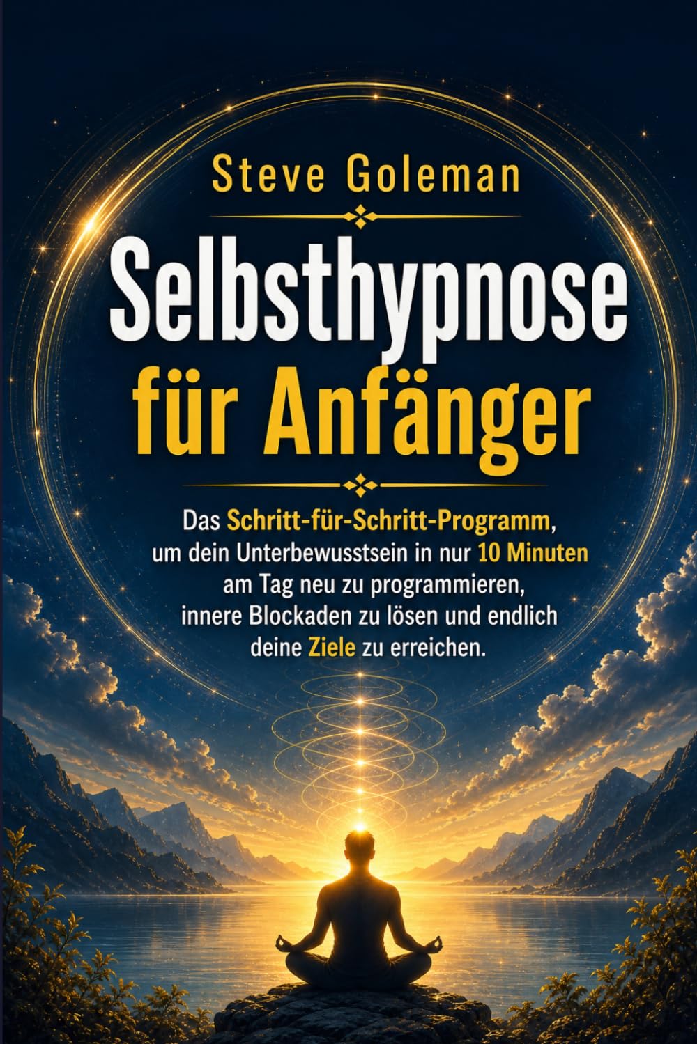 Selbsthypnose für Anfänger: Das Schritt-für-Schritt-Programm, um dein Unterbewusstsein in nur 10 Minuten am Tag umzuprogrammieren, innere Blockaden aufzulösen und endlich deine Ziele zu erreichen.