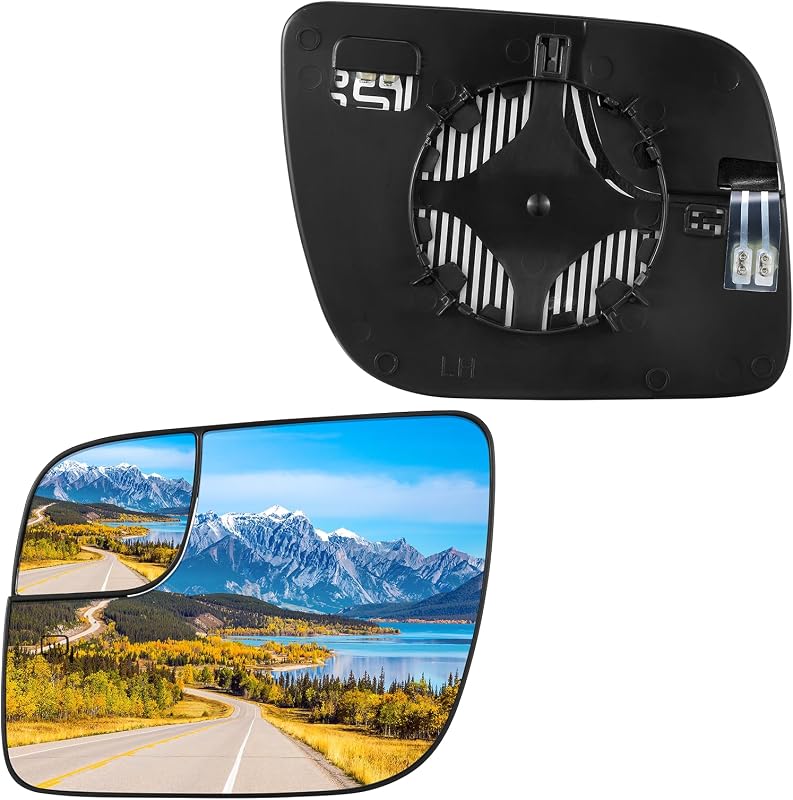 Vidro de espelho retrovisor esquerdo aquecido BDFHYK para Ford Explorer 2011-2019 – 1 unidade