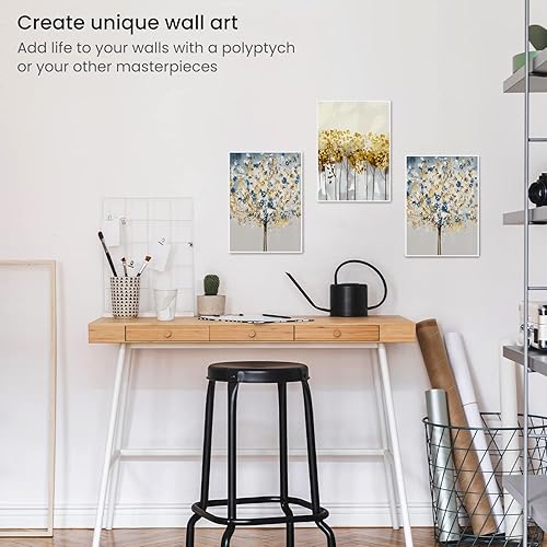 Miniatura 6 de Arteza 9 x 12 Panel de lona, algodón económico (Pack de 14)