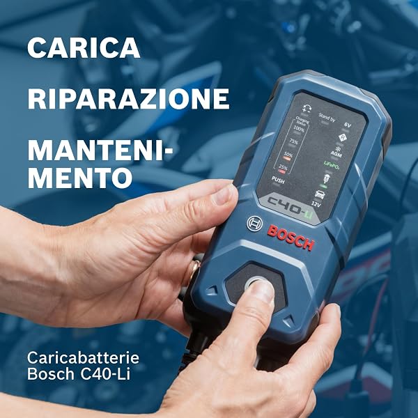 BOSCH Caricabatterie 5A per Auto Camion Moto 0 189 921 040 - 2