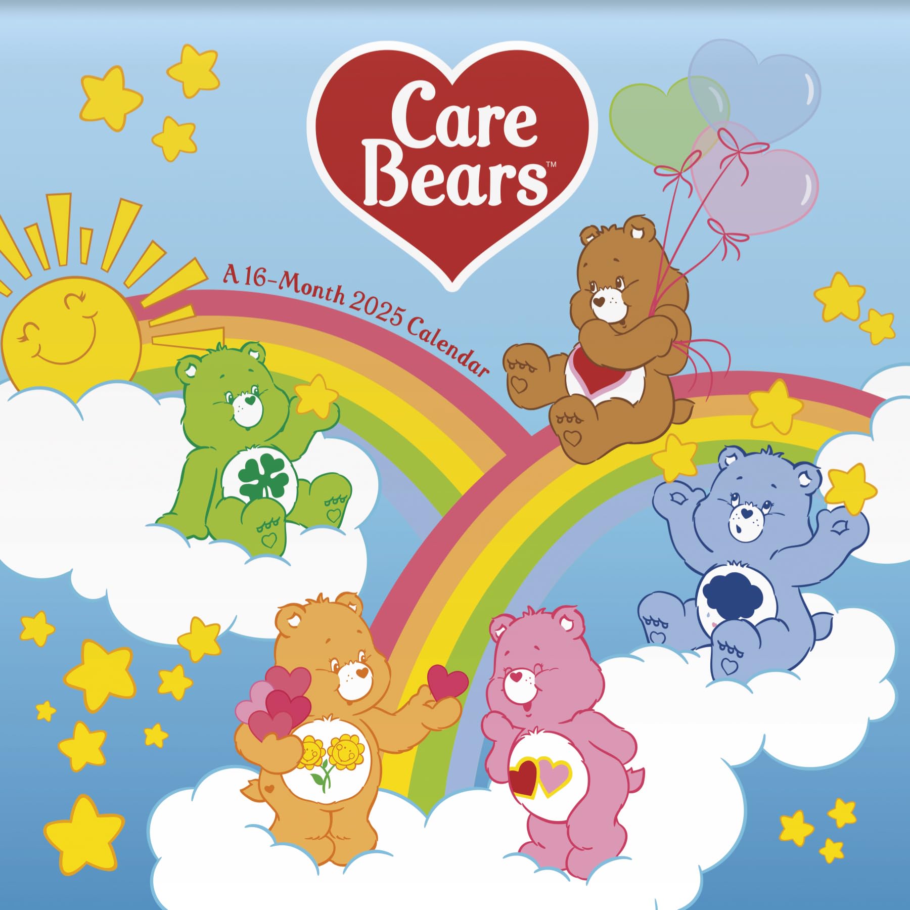 Amazon | 2025年 Care Bears 壁掛けカレンダー | 輸入版カレンダー