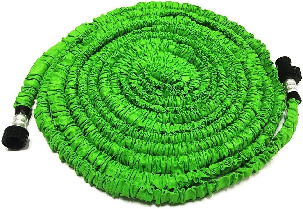 econoLED Expandable Garden Hose, 100ft Strongest Expanding Garden Hose on The Market with Triple Layer Latex Core & Latest Improved Extra Strength Fabric Protection for All Your Watering Needs