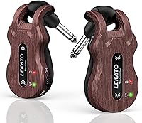 Vista 10 de LEKATO Sistema de guitarra inalámbrica 5.8 transmisor de guitarra inalámbrico Receptor de audio recargable Transmisor inalámbrico Receptor de 4