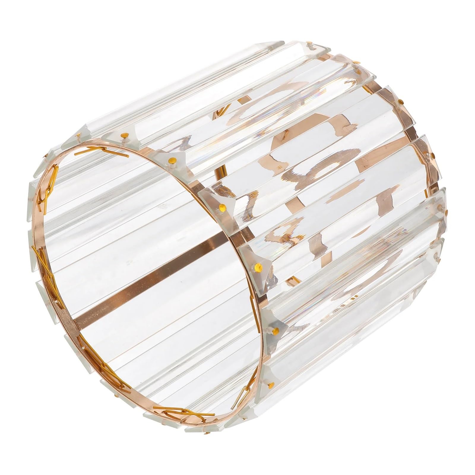 HKYBCF Lamp Shade Shad Light Ceiling Lamp Metal Lampshade Crystal Shade for Bedroom