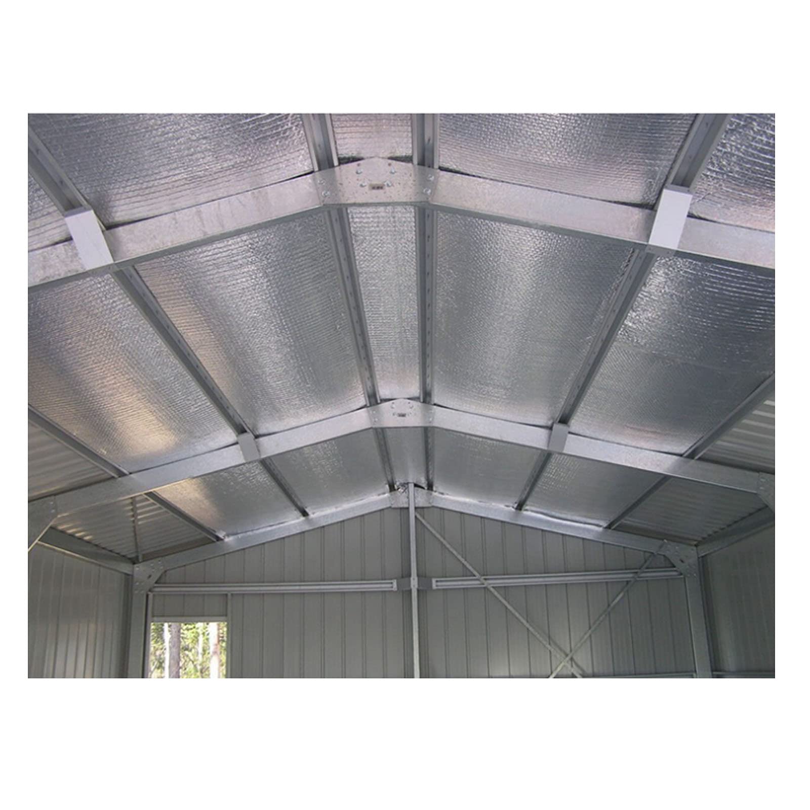 5mm Espesar Doble Aluminio Aislante Térmico Reflexivo Aislamiento Térmico Multicapa para Frío Y Calor Loft Techo Attic Wall Garaje Cobertizos, Caravanas,Botes,Casas De Mascotas Y Gar(Size:2m*4m)