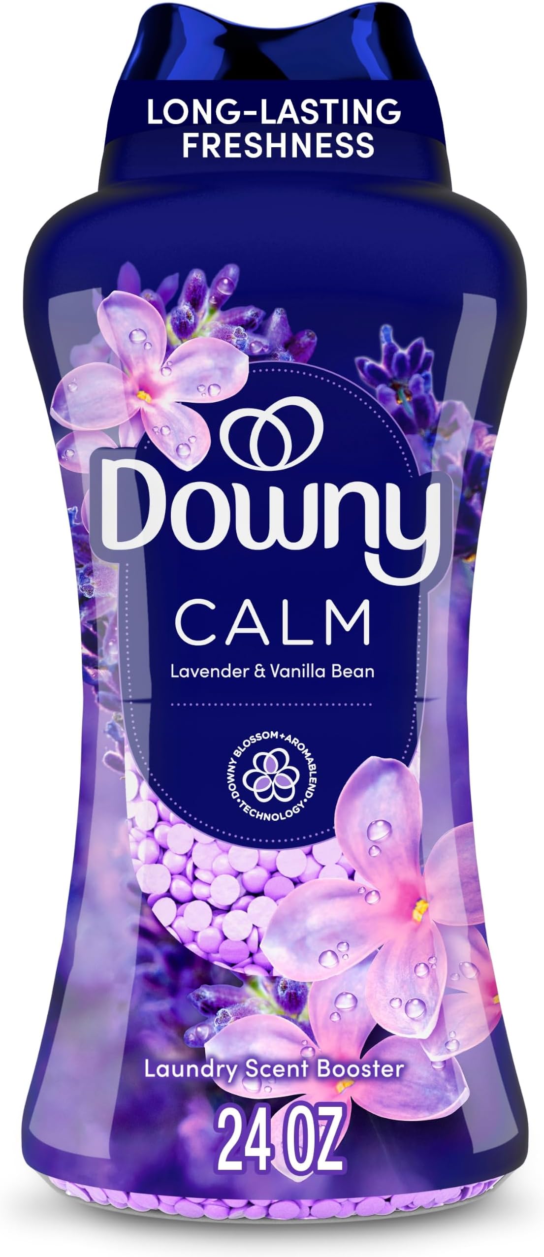 Infusions In-Wash Laundry Scent Booster Beads, CALM, Soothing Lavender and Vanilla Bean, 24 oz