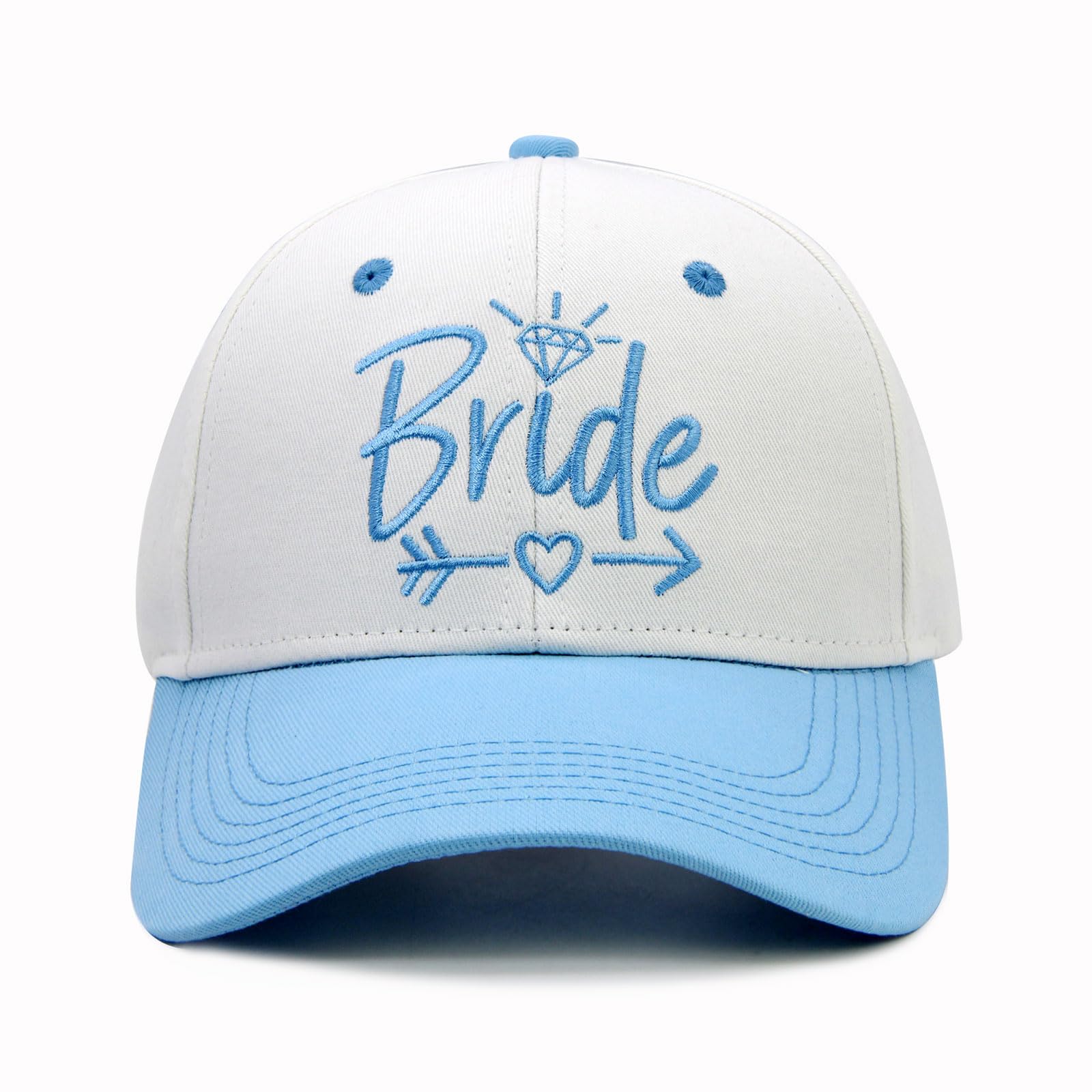 Qoyupuza Bride Baseball Cap Gifts for Weddings Adjustable Cotton Bridal Shower Hat Bachelorette Party Bridal Party Gift