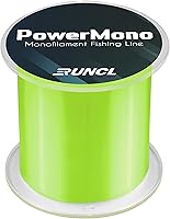 Vista 11 de Runcl PowerMono - Línea de pesca monofilamento de 300/500/1000 yardas, máxima resistencia, amortiguación de sacudidas, suspensión en agua, nudos