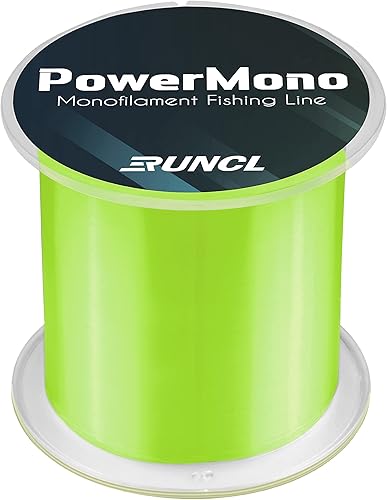 Miniatura 11 de Runcl PowerMono - Línea de pesca monofilamento de 300/500/1000 yardas, máxima resistencia, amortiguación de sacudidas, suspensión en agua, nudos