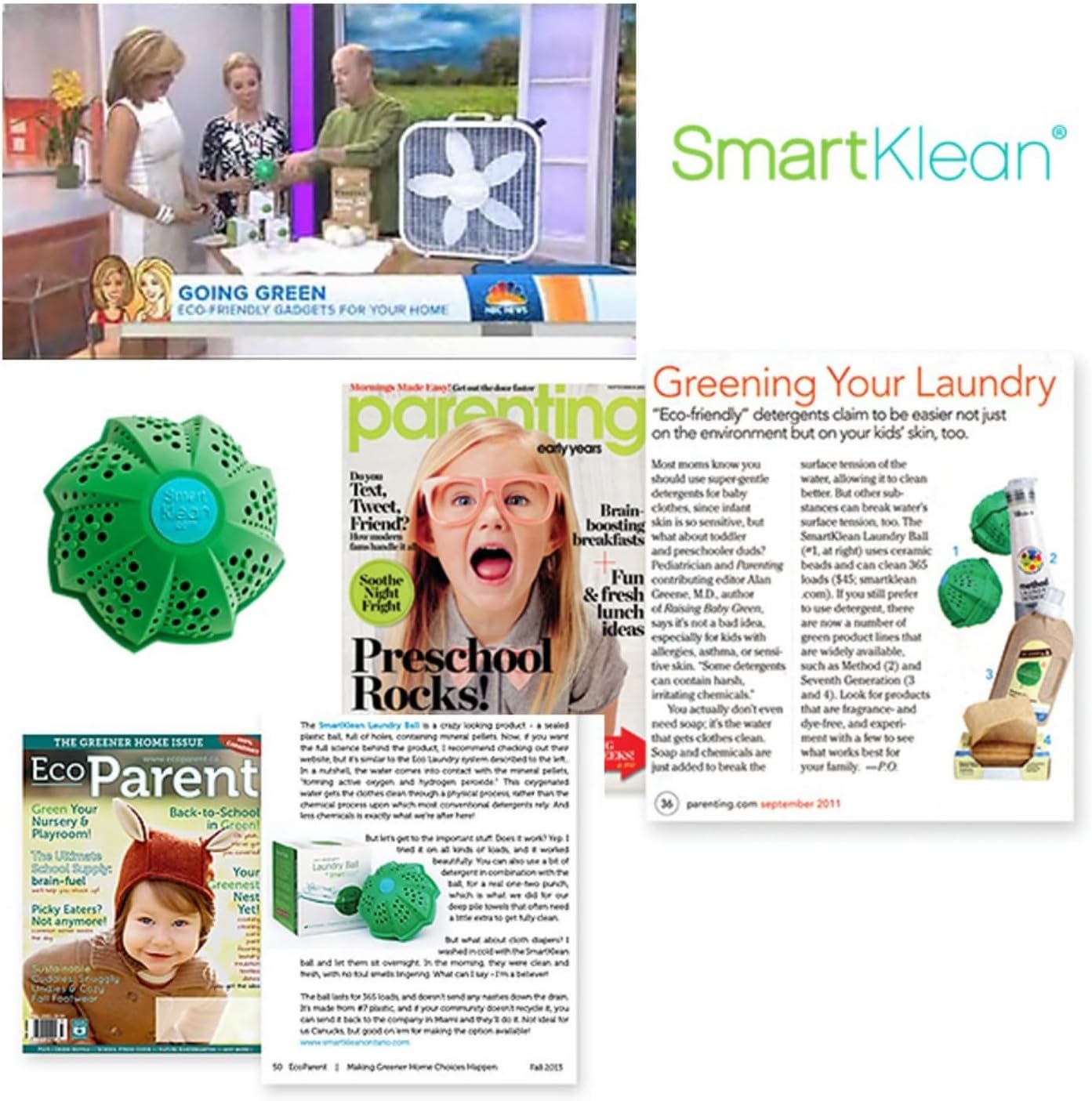 Non-Detergent Laundry Ball, Eco-Friendly, Non Chemical, Natural Alternative Washing Machine Ball