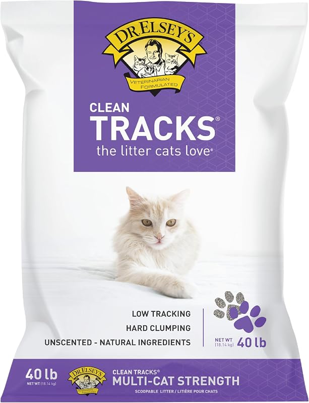 Clean Tracks Clumping Clay Cat Litter 40 lb. Bag