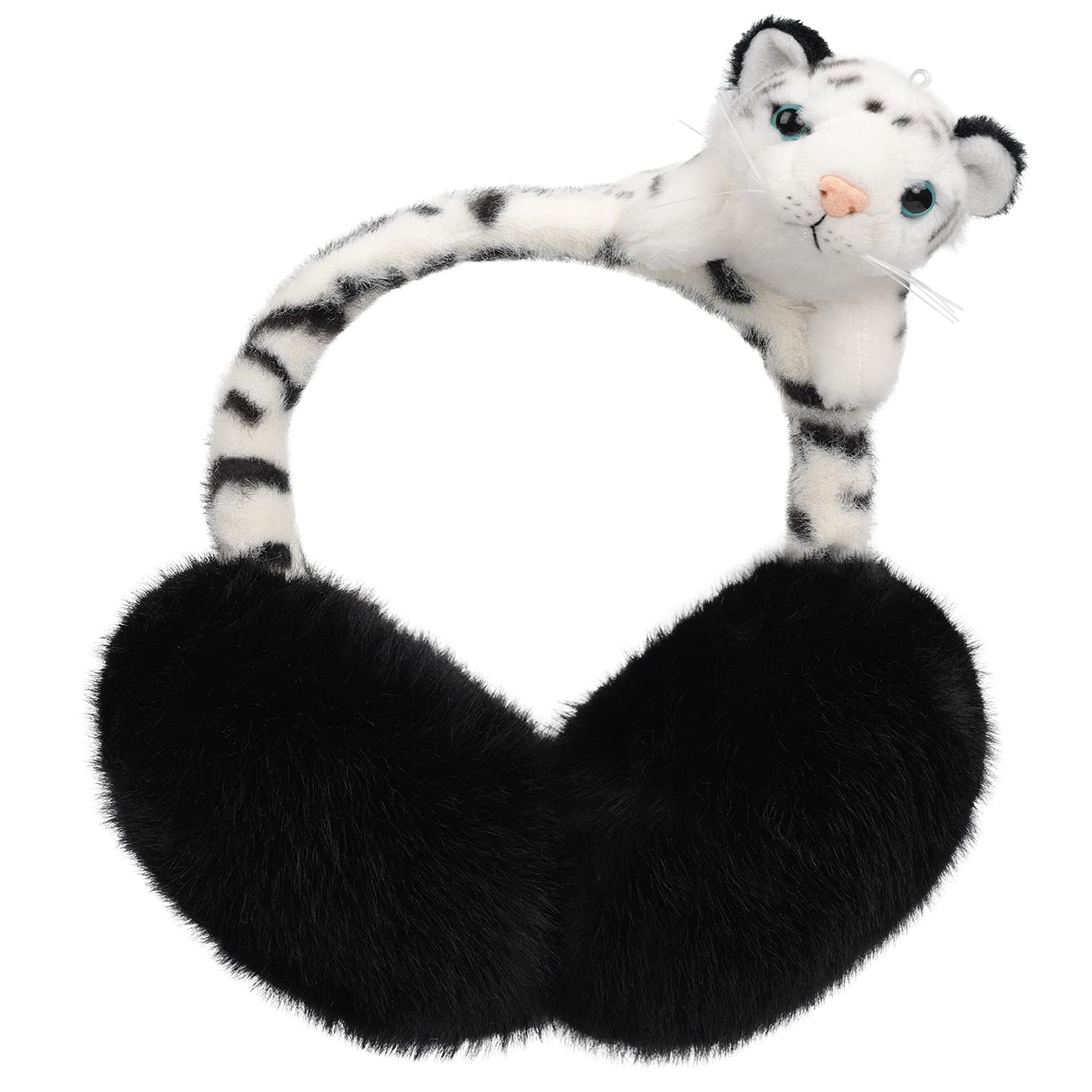 Surblue Winter Animal Ear Muffs for Kids Adult Warm Faux Fur Ear Cover