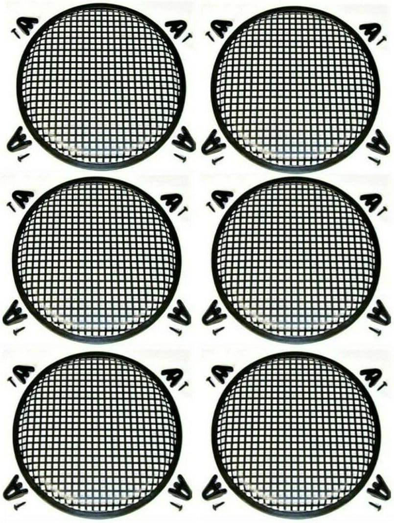 6 MR DJ 10" Subwoofer Metal Mesh Cover Waffle Speaker Grill Protect Guard DJ