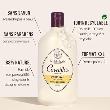 Rogé Cavaillès The Original Bath and Shower Gel for Sensitive Skin 400ml
