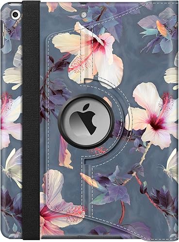 Vista 197 de Fintie - Funda giratoria para iPad de 9ª generación / 8ª generación / 7ª generación, de 10.2 pulgadas, funda giratoria en 360 grados, funda Azul