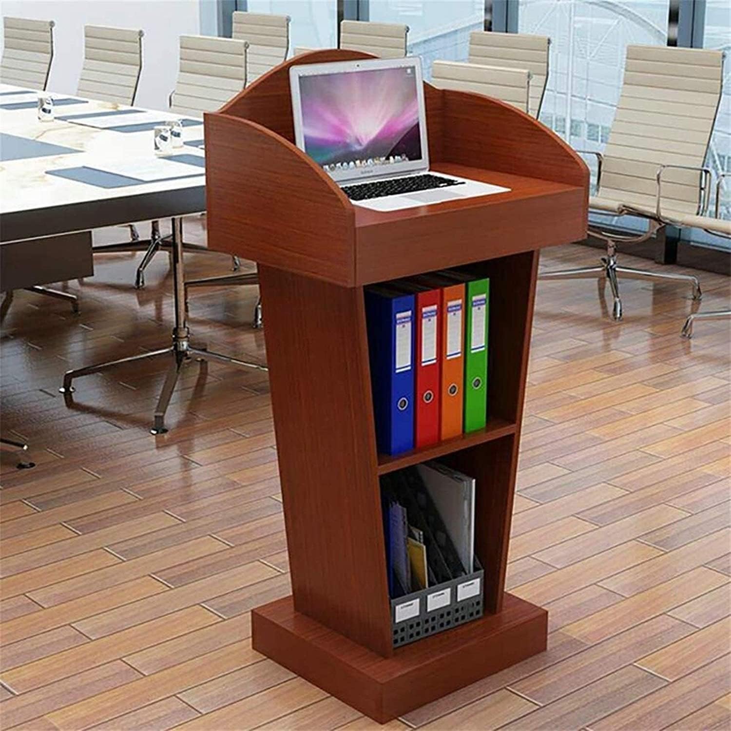 Podium Reception Desk Wood Standing Desk Drawer Wood Podium for
