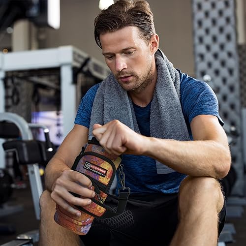 Miniatura 4 de NATURE PIONEOR Water Bottle Holder with Strap,Water Bottle Carrier Bag Sling Sleeve with Adjustable Shoulder Strap & Handle and Large Phone Pocket