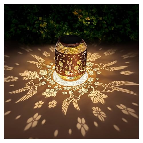 Hummingbird Solar Lanterns Outdoor Waterproof Garden Decor Birthday Gifts for