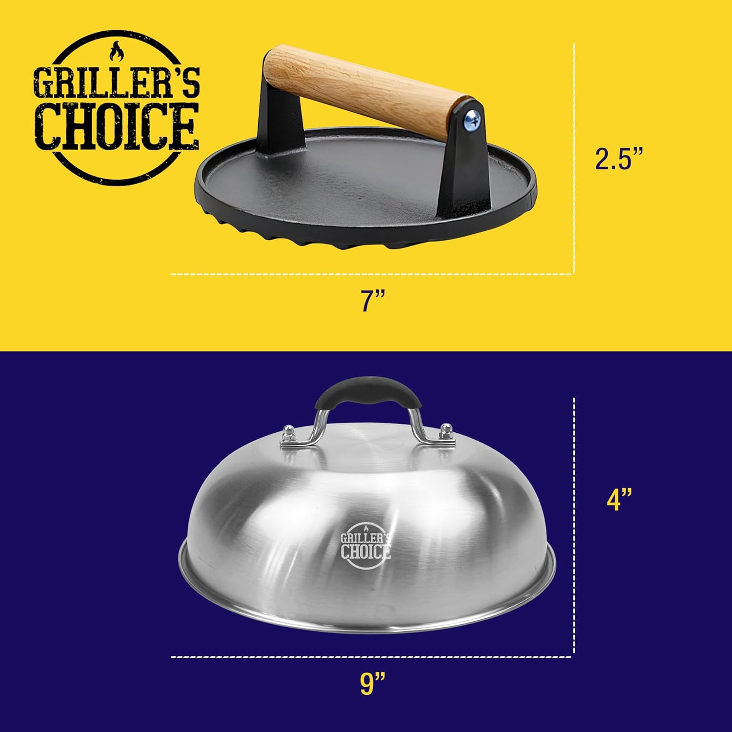 Grillers Choice Press and Griddle Dome Cover - Parent (Circular)