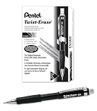 Pentel Twist-Erase III Mechanical Pencil, (0.5mm), Black Barrel, 12 Pack (QE515A) – view 1