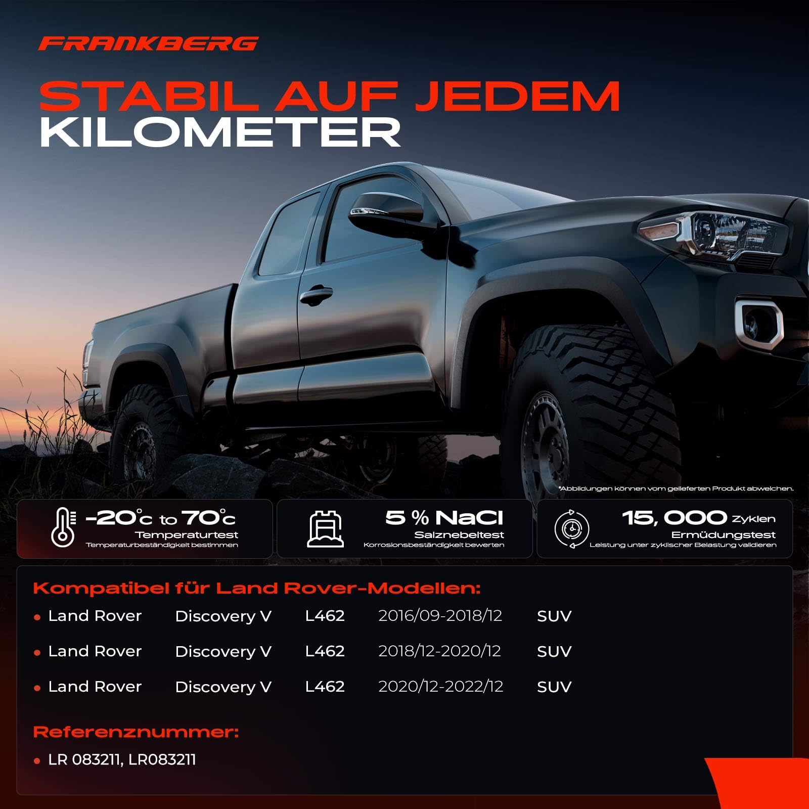 Frankberg Podnośnik szyby z silnikiem przedni lewy do Discovery V L462 SUV 2016-2021 LR083211