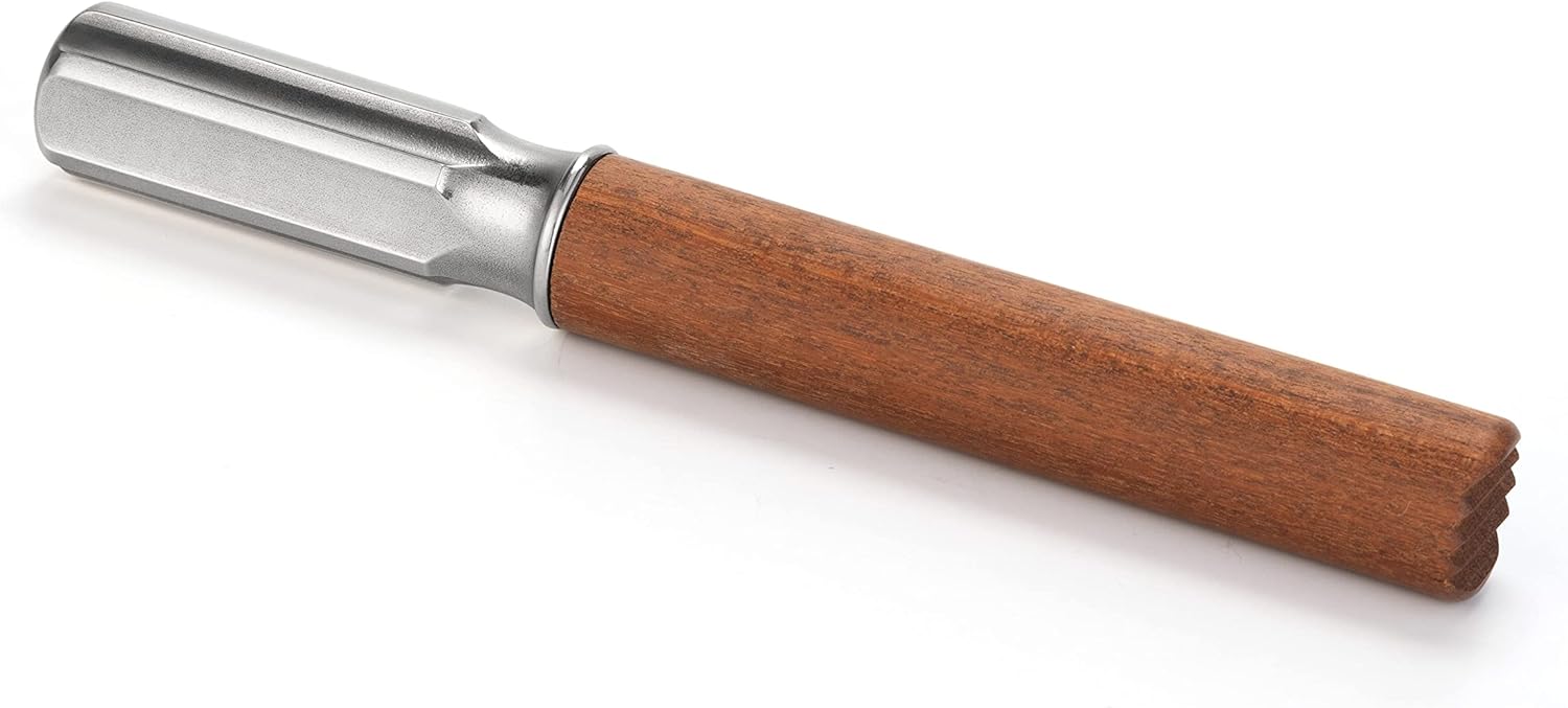 Royal Selangor Toolbar Collection Pewter & Wood Muddler - Designer Bar Tool for Cocktails & Mocktails - Mojito Ice Crusher