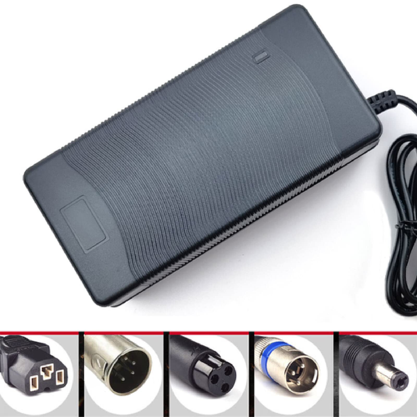 Chargeur Vélo électrique 48V 3A – Sortie 54.6V – Pour Batterie Lithium 18650 – Charge Rapide Avec Protection – Avec Câble Secteur