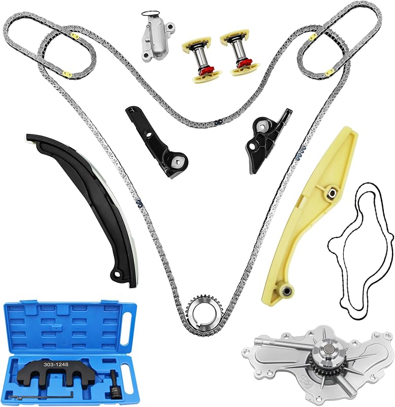Kit de corrente de comando GDO com bomba d’água e ferramentas para Ford 3.5L e 3.7L – Conjunto