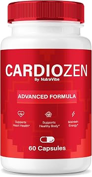 Cardiozen Daily Circulation & Balance Support Formula with a Clean, Potent Blend to for Natural Flow, Consistent Energy & Stable Levels | Easy-to-Swallow Cardio Zen Pills 60 Capsules