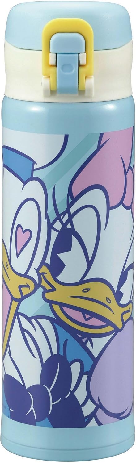 Amazon Co Jp パール金属軽量ワンタッチパーソナルボトル 500ml ディズニー ドナルド デイジー Ma 2164 ホーム キッチン