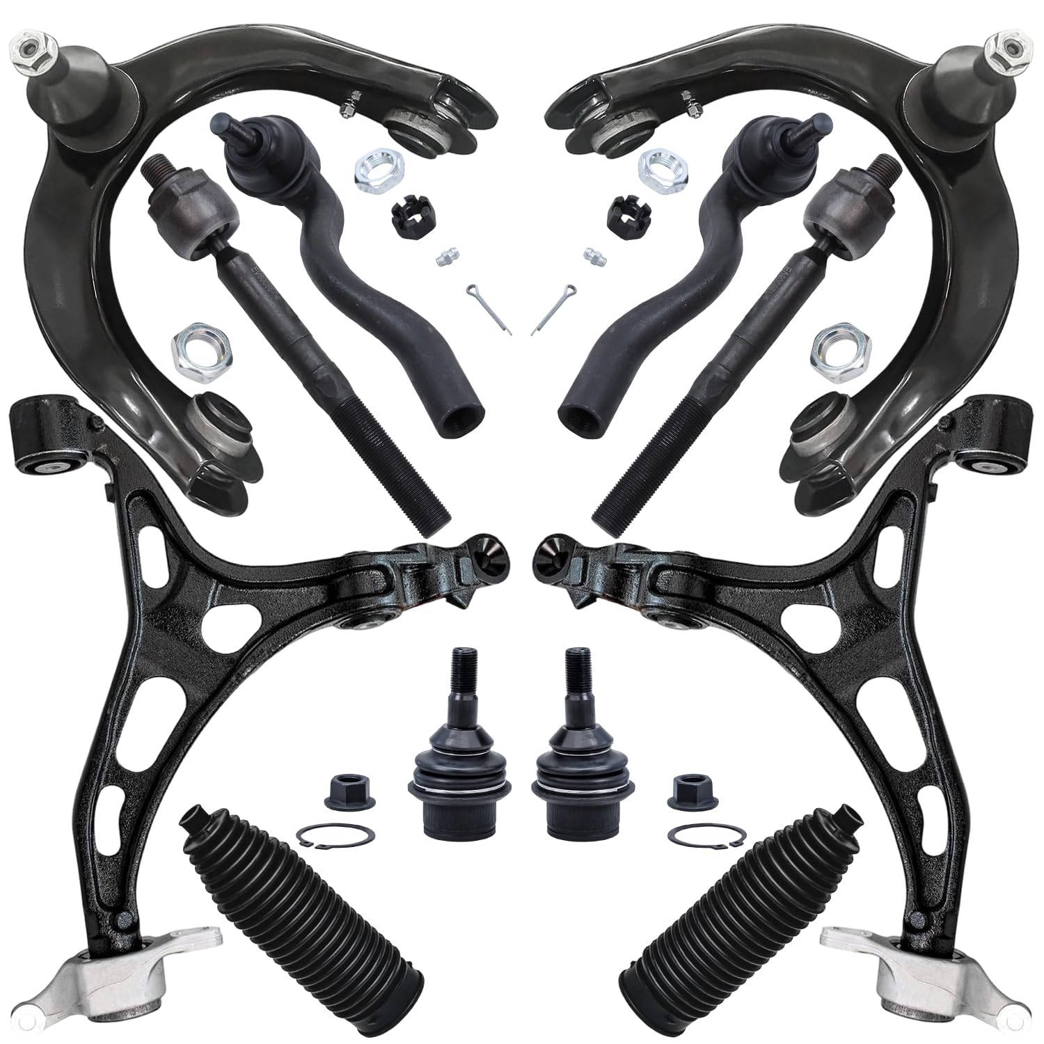 Detroit Axle - Front End 12pc Suspension Kit for 11-15 Jeep Grand Cherokee