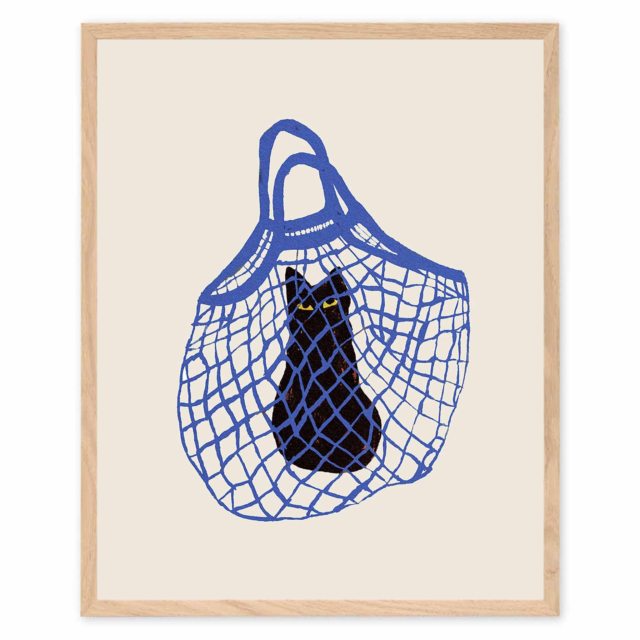 The Poster Club アートポスター 40×50cm The Cats In The Bag ポスタークラブ 北欧雑貨