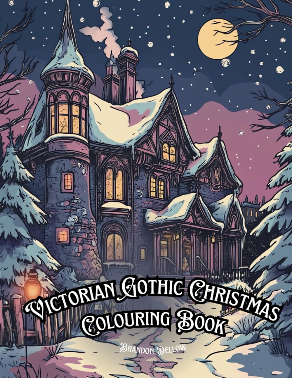 Victorian Gothic Christmas Colouring Book
