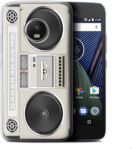Stuff4 Phone Case for Motorola Moto G5 Retro Tech Boombox Design
Transparent Soft Flexi Gel/TPU Cover Estimated Price 13.98