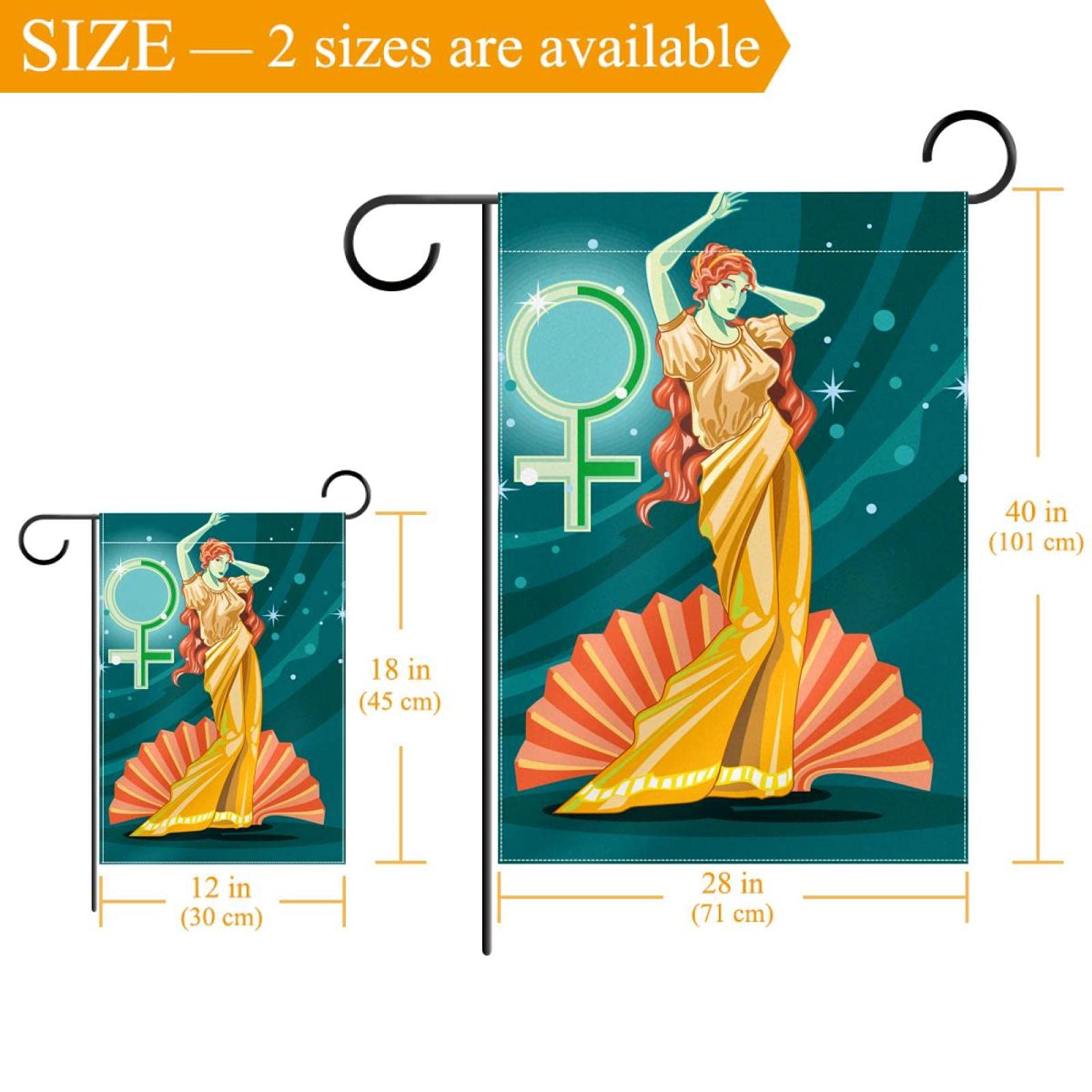 Amazon.com : Garden Flag Greek Goddess Aphrodite Double Sided