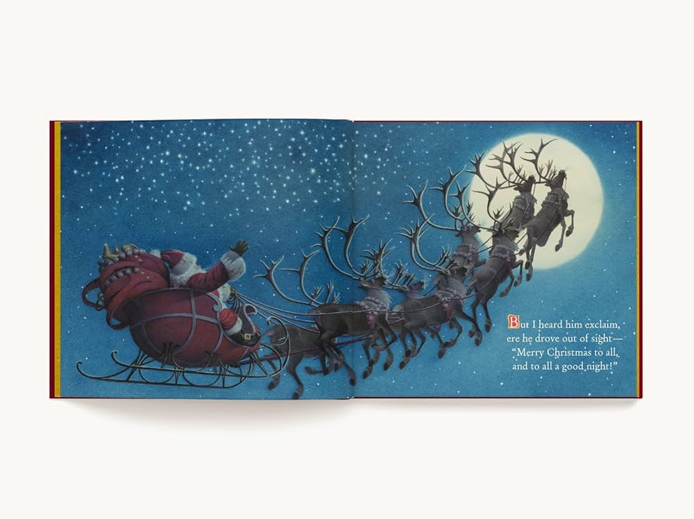 NIGHT BEFORE XMAS (Charles Santore Children&#39;s Classics) [洋書] Amazon.com: The Night Before Christmas, Mini Edition (A