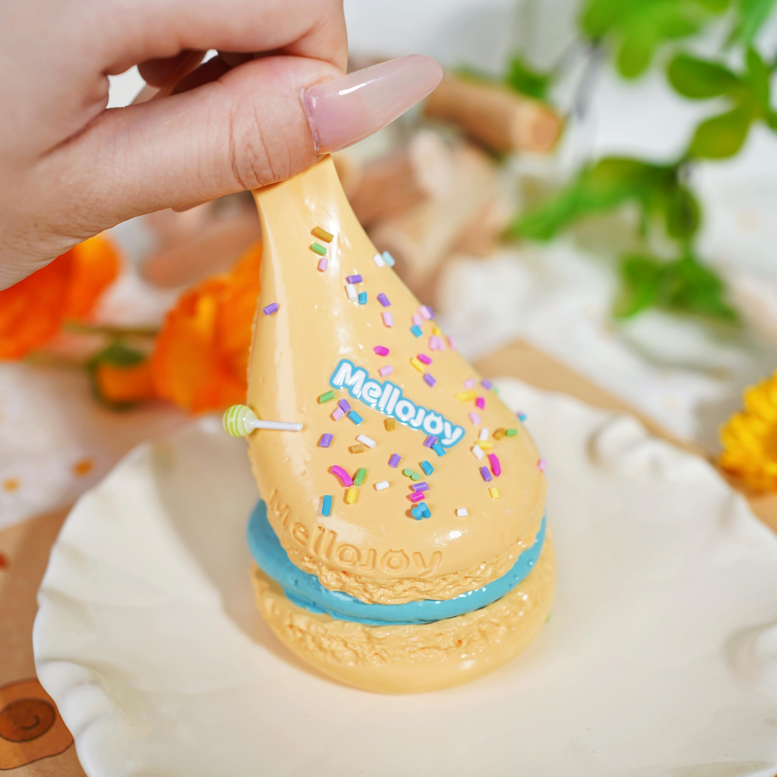 【本日限定価格】　MelloJoy スクイーズ　3点　和食　雪山　マカロン 本日限定価格】 MelloJoy スクイーズ 3点 和食 雪山 マカロン