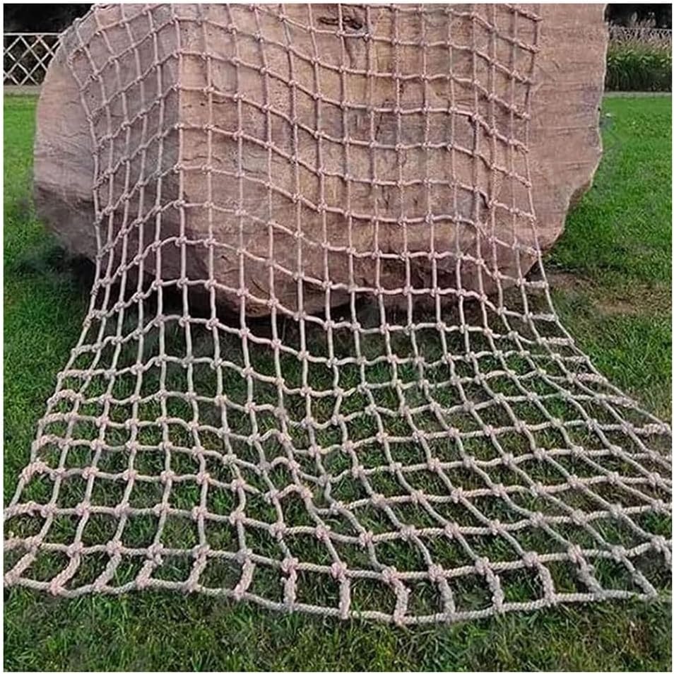 Kids Climbing Net - Outdoor Indoor Rope Ladder Bridge for Treehouse, Playground, Backyard - Durable Cargo Net for Fun & Safe Climbing Adventures